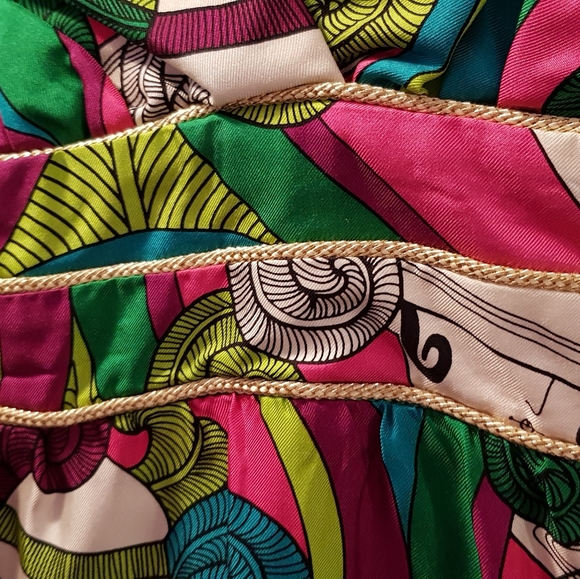 Voom Silk Multi Colored Dress - Picture 8 of 16